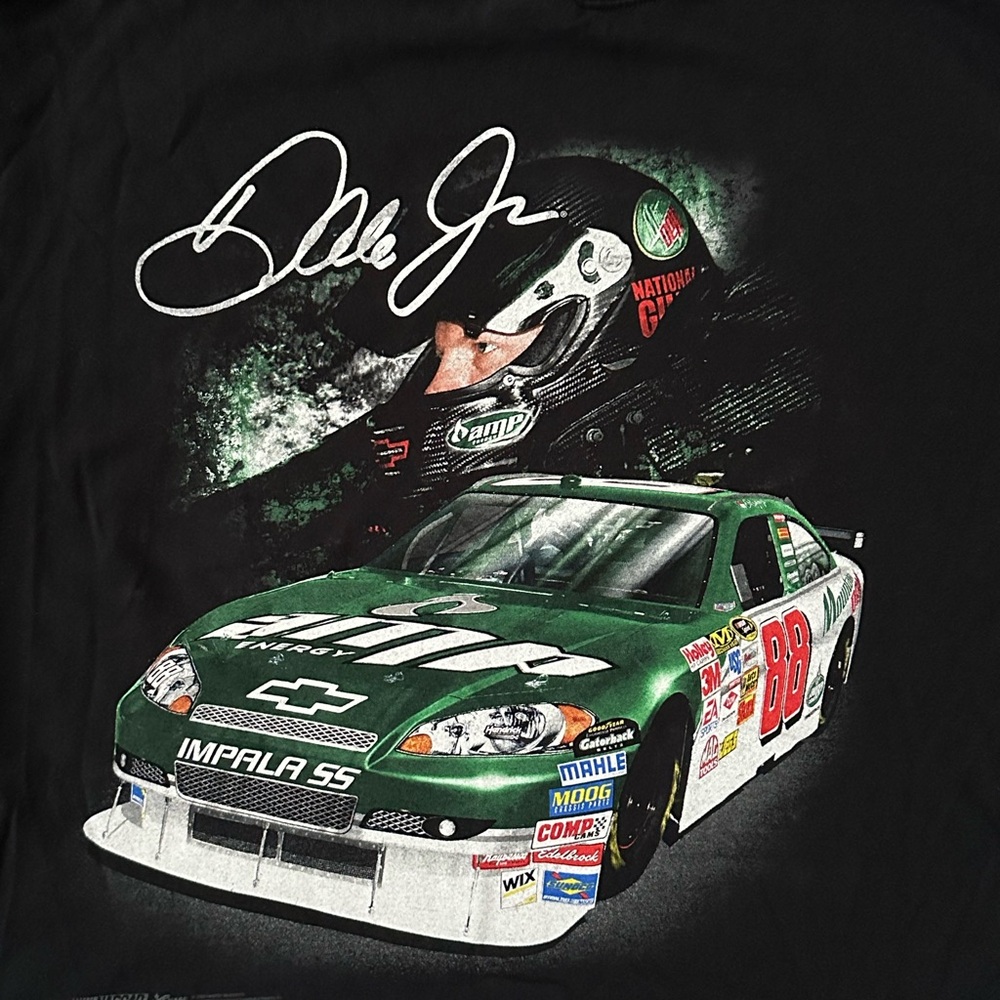 Chase Authentic Dale Earnhardt Jr Amp Mens Black Long Sleeve L NASCAR